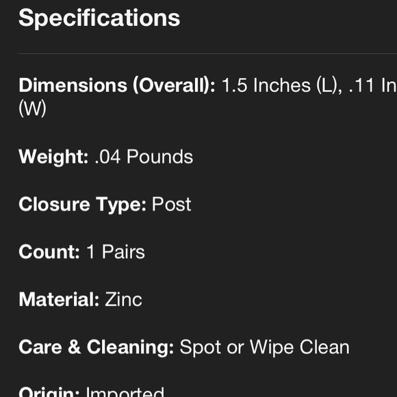 Sugarfix BaubleBar "Love Out Loud"
Hoop Statement Earrings - Gold Valentine NWT - Picture 4 of 5